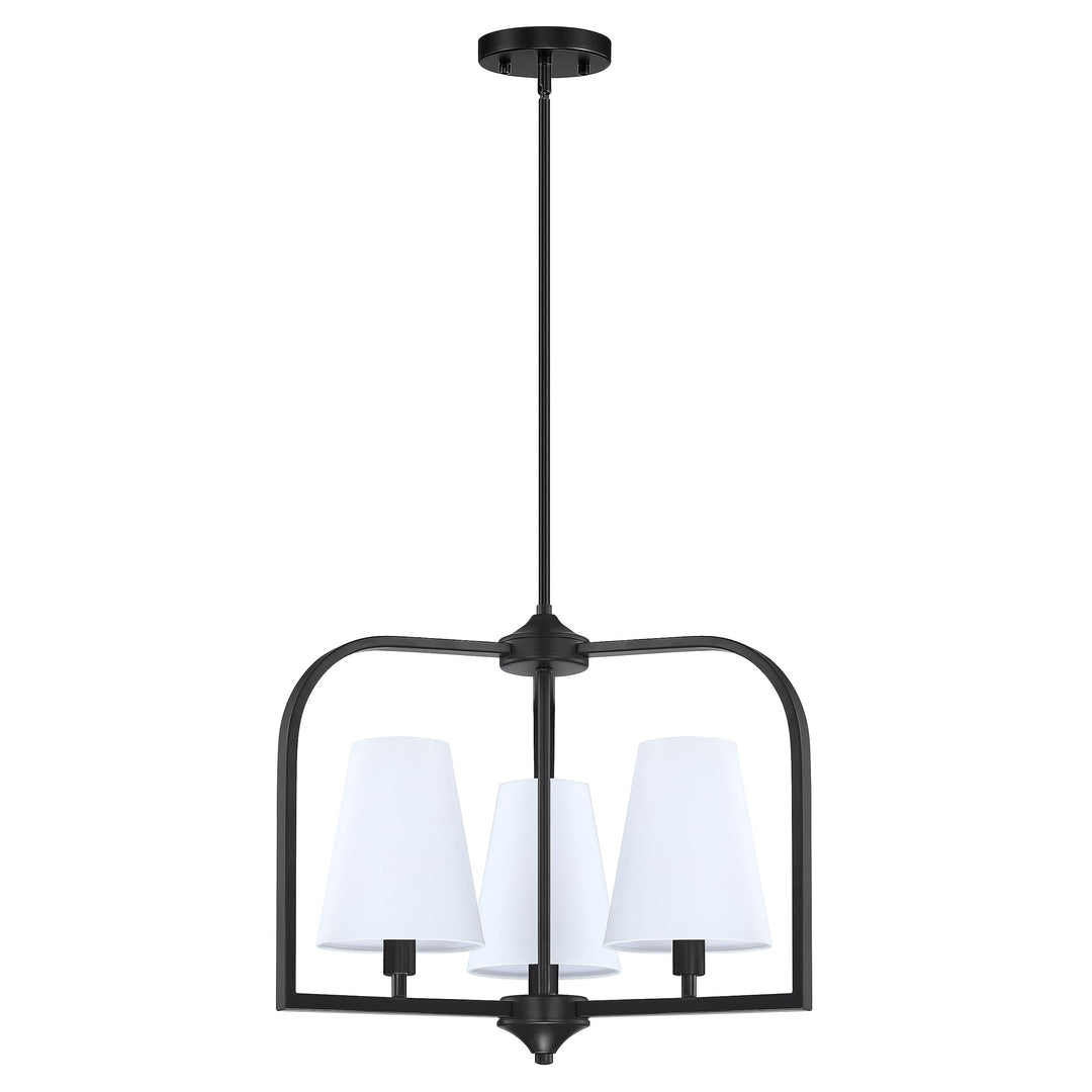 4 Light 23'' Rustic Metal Lantern Cage Farmhouse Kitchen Island Off White Fabric Shade Pendant Light Fixture,Modern Industrial Black Finish for Dining Room Bedroom Foyer Entry Porch Over Sink Retail $79.99