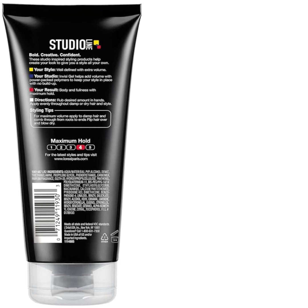 L'Oreal Paris Studio Line INVISI Gel, Strong Hold 6.80 oz