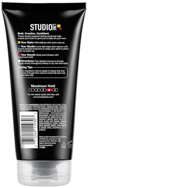L'Oreal Paris Studio Line INVISI Gel, Strong Hold 6.80 oz