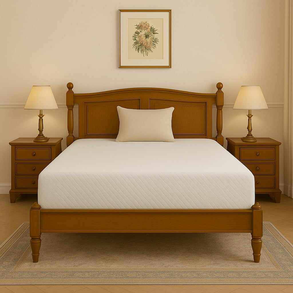 Atlas Mattress Memory Foam Mattress, Gel-Infused with High-Density Base, Medium Firm, CertiPUR-US, Washable Cover, 8-inches, Cal King Retail $499.00