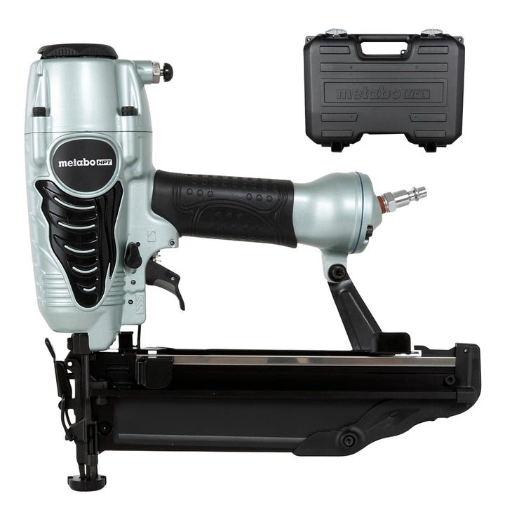 Metabo HPT Finish Nailer with Air Duster, Pro-Preferred Pneumatic Power Nailers, Ideal for Molding, Chair Rail, and Cabinetry, Lightweight 3.7 lbs, 16 Gauge, 1" to 2-1/2" Finish Nails, NT65M2S Retail $179.00