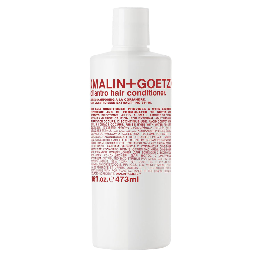 MALIN+GOETZ Cilantro Hair Conditioner 16 oz | Everyday Essential Conditioner with Cilantro Extract, Shea Butter, Fatty Acids | Hydrates, Detangles, Reduces Frizz | Vegan, Cruelty-Free