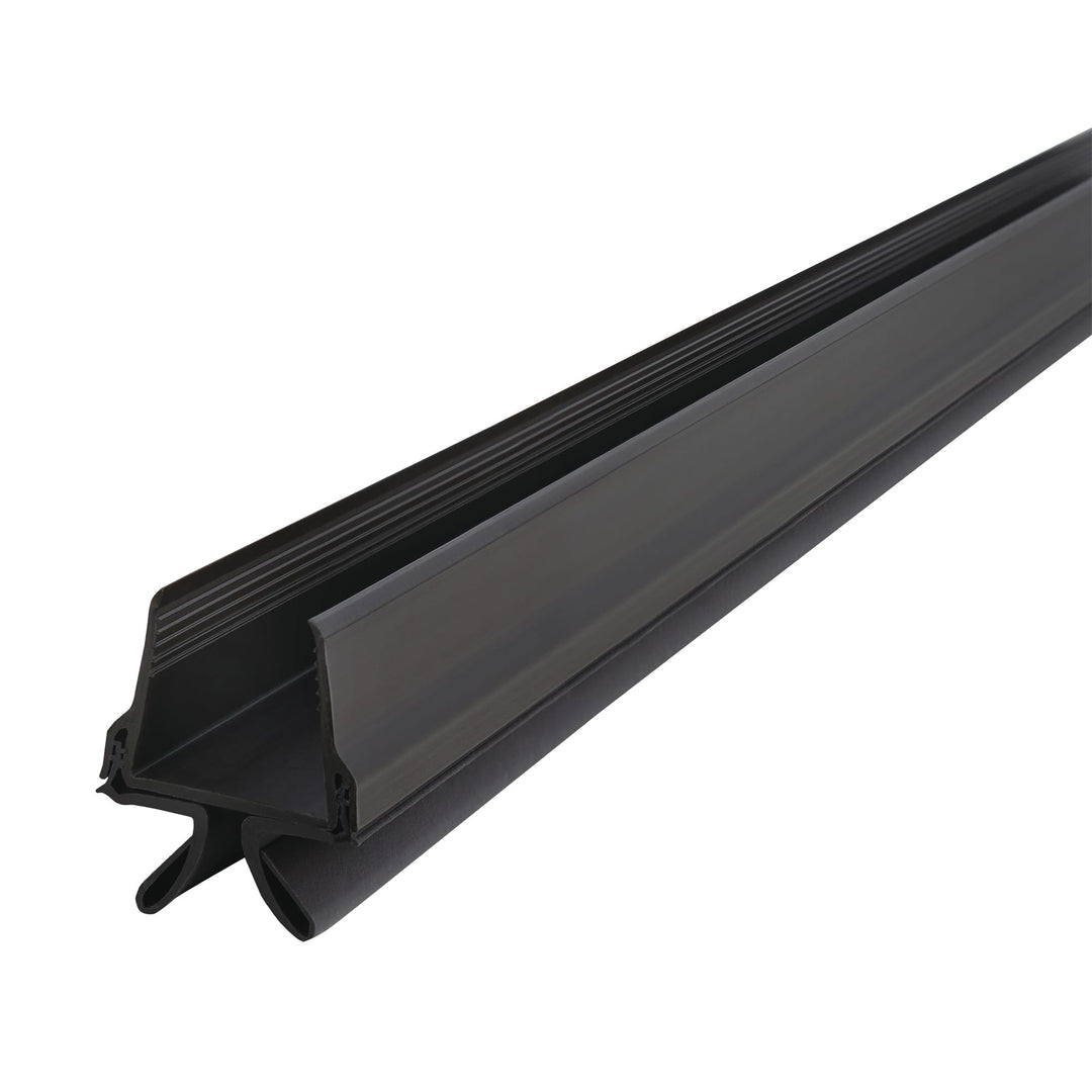 M-D Building Products Vinyl CinchÃ‚Â® U-Shape Door Bottom Seal, Slide-On Weatherstripping Draft Stopper, Easy to Install, Fits 36Ã¢â‚¬Â x 1-3/4Ã¢â‚¬Â Doors, Fills 3/8Ã¢â‚¬Â- 3/4Ã¢â‚¬Â Gap (Brown, 32 Inch)