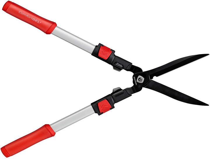 Corona HS 3344 ComfortGEL Extendable Hedge Shear, 9-Inch Blade, Red