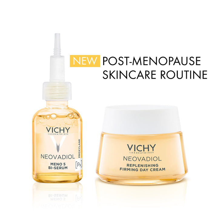 VICHY Neovadiol Replenishing Firming Day Cream for Peri-Menopause Skin, Anti-Aging Face Moisturizer for Mature Skin with Niacinamide, Omegas 3-6-9, Firming Face Cream for Post-Menopausal Women