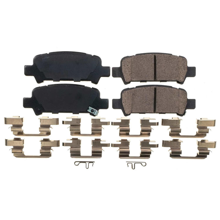 PowerStop Rear Brake Pads for Subaru Baja 2003-06 |Forester 1998-03 |Impreza 2000-03 |Legacy 2000-09 |Outback 2000-04 - Z17 Ceramic Brake Pads with Installation Hardware, 17-770 Retail $52.53