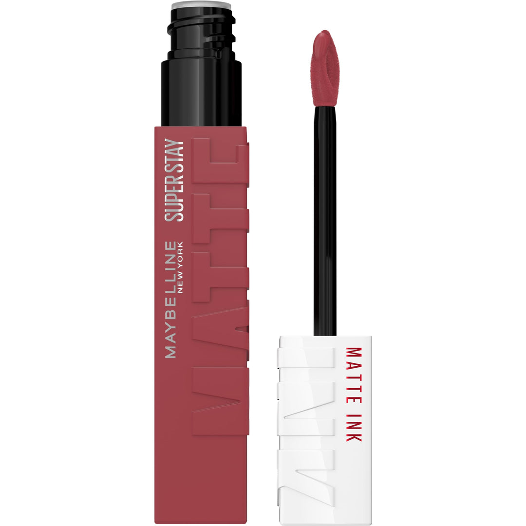 Maybelline Super Stay Matte Ink Liquid Lipstick Makeup, Long Lasting High Impact Color, Up to 16H Wear, Mover, Brown, 1 Count, Packaging May Vary Retail $12.99