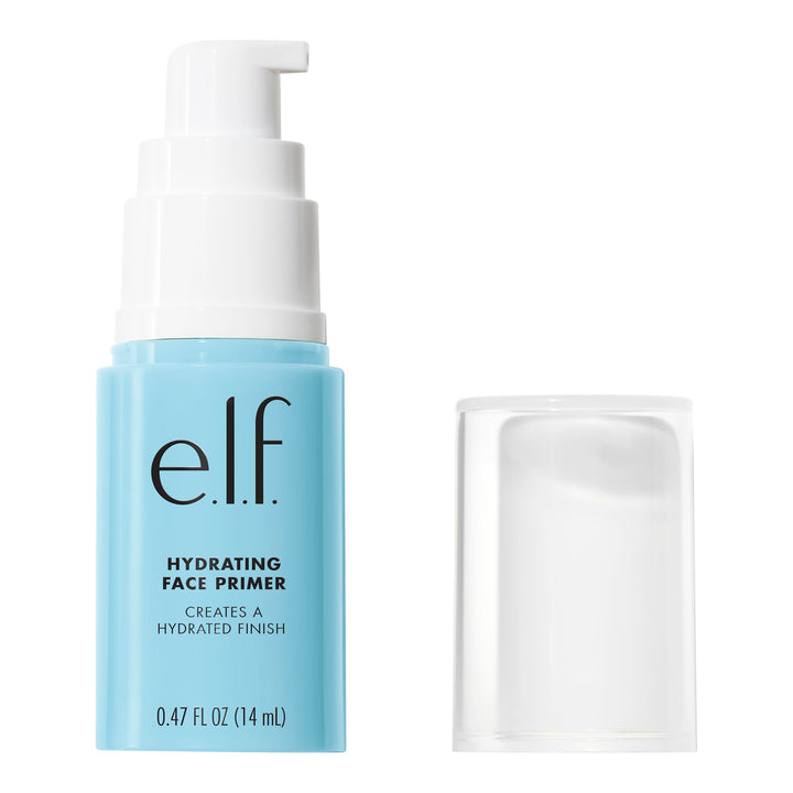 e.l.f. Hydrating Face Primer, Makeup Primer For Flawless, Smooth Skin & Long-Lasting Makeup, Fills In Pores & Fine Lines, Vegan & Cruelty-free, Small Retail $9.00