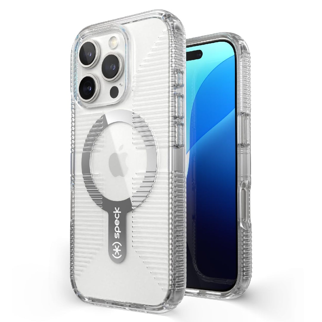 Speck Clear iPhone 16 Pro Case - Slim MagSafe GemShell Crystal Clear Retail $39.95