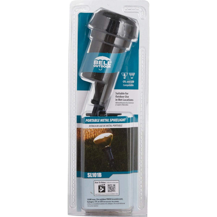 Hubbell-Bell SL101B Portable Spike Light Par 38 Bulb Bronze Finish, 75-150 Watt Retail $11.00