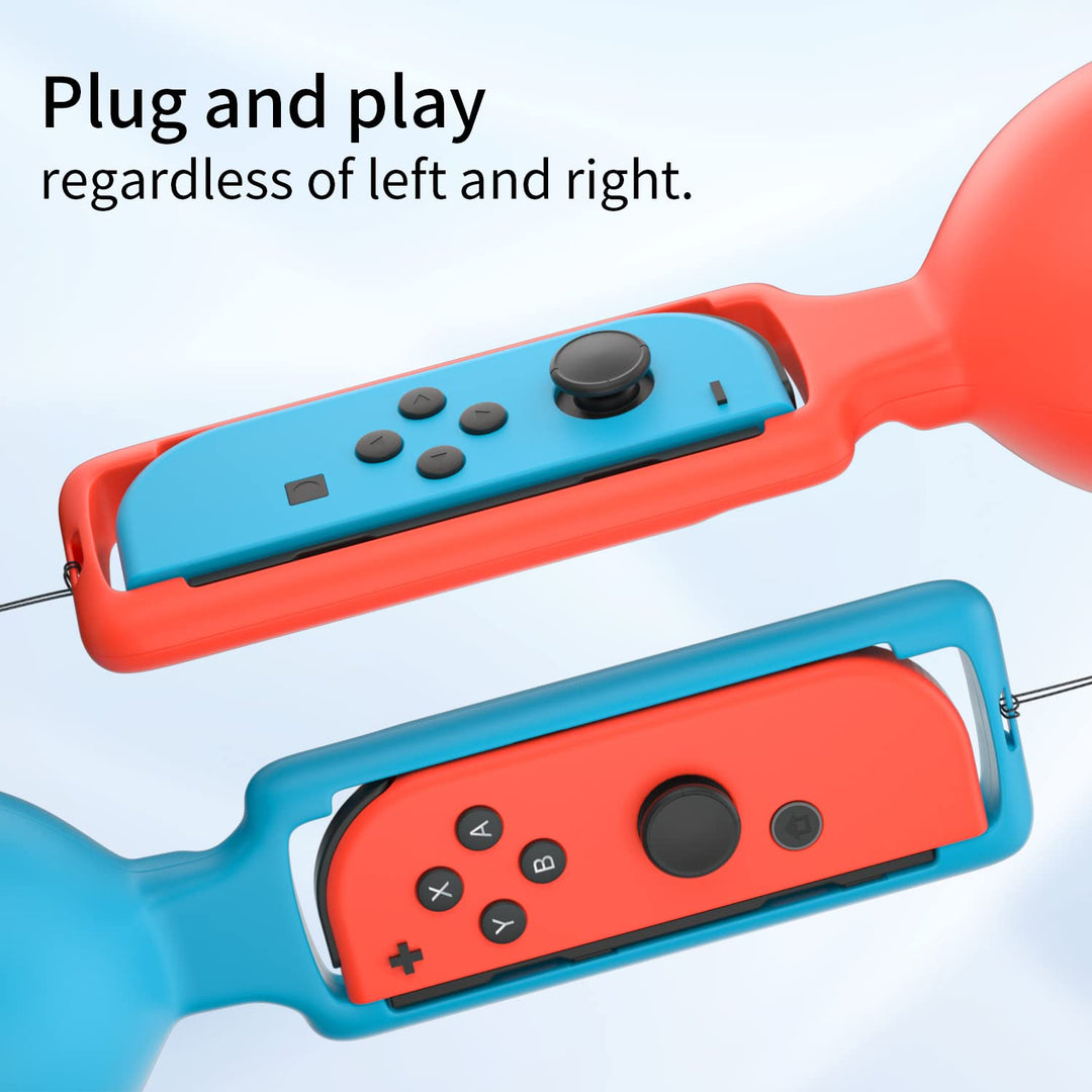 Switch Maracas Game Compatible with Samba de Amigo: Party Central - Nintendo Switch [Blue/Red] Retail $10.00