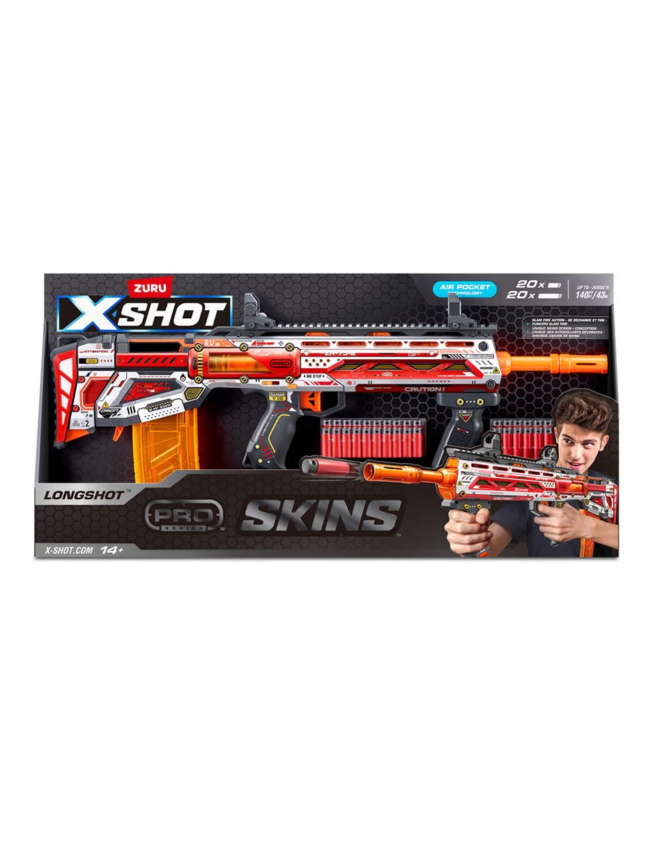 XSHOT Pro Series Longshot Toy Gun - 40 Darts Retail $18.97