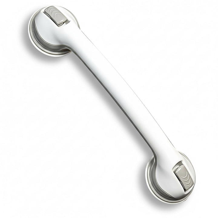 Safe-er-Grip Changing Lifestyles Suction Cup Grab Bars For Bathtubs & Showers; Safety Bathroom Assist Handle, White & Grey, 16 Inches Retail $16.67