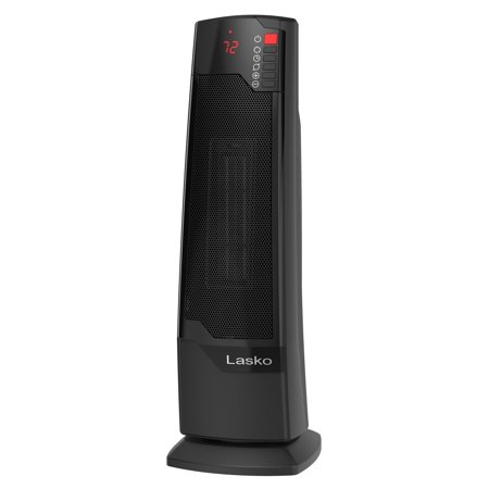 Lasko 22  1500W Oscillating Ceramic Tower Space Heater with Remote  Black  CT 22850New
