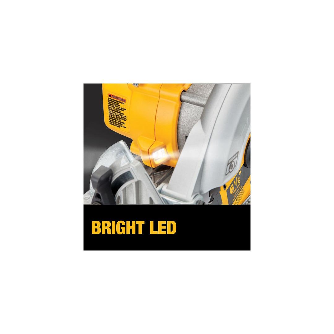 DEWALT 20V MAX* 6-1/2 in. Brushless Cordless Circular Saw, Tool Only (DCS565B) Retail $219.00