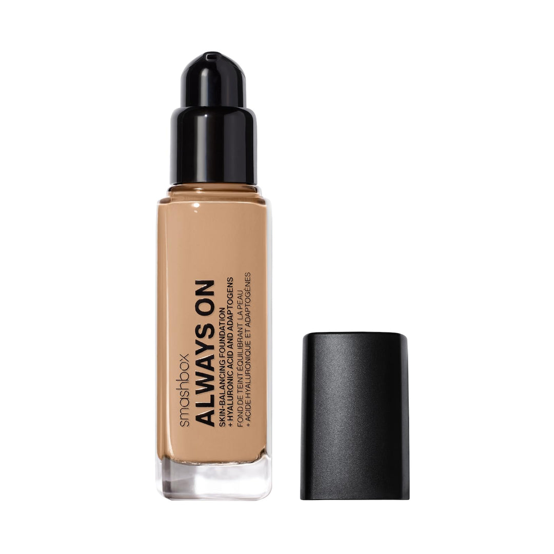 Smashbox Always On Skin-Balancing Foundation | Medium-To-Full Coverage Foundation | Hyaluronic Acid with a Natural-Looking, Second-Skin Finish, 1 Fl Oz, L30N