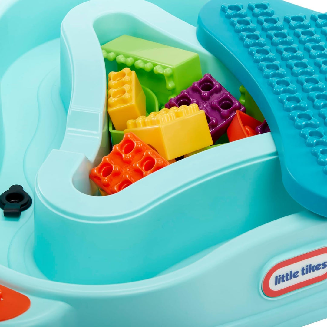 Little Tikes Build & Splash Water Table with 25 Piece Accessories - Wet/Dry Play, Indoor/Outdoor with Removeable Grow-with-Me Legs Retail $49.99