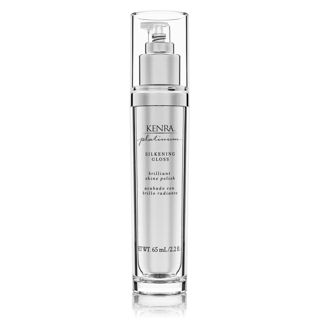 Kenra Professional Platinum Silkening Gloss | Brilliant Shine Polish | Medium To Coarse Hair | 2.26 fl. Oz Retail $29.00