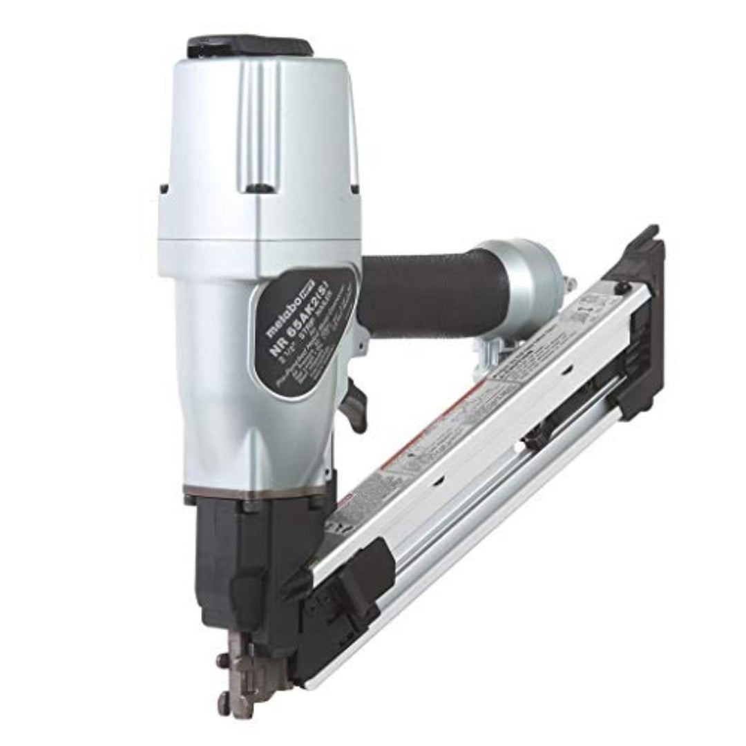 Metabo HPT Strap-Tite Metal Connector Nailer, Pro-Preferred Pneumatic Power Nailers, Connector Tool for Pre-Punched Connectors, 36° Short Magazine, 1-1/2" to 2-1/2", NR65AK2S Retail $279.00
