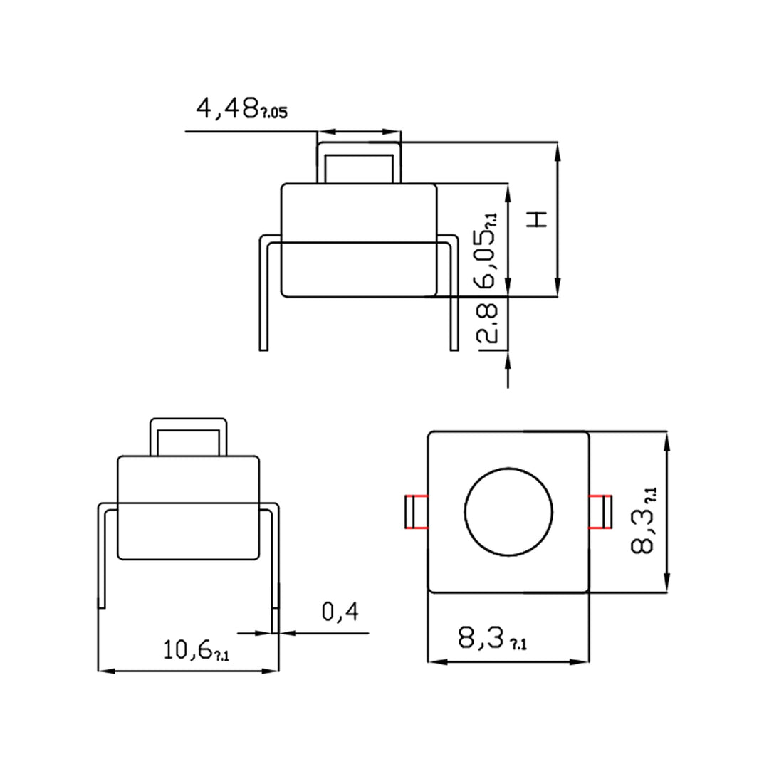 UMMEI 20 Pcs Flashlight Switch
