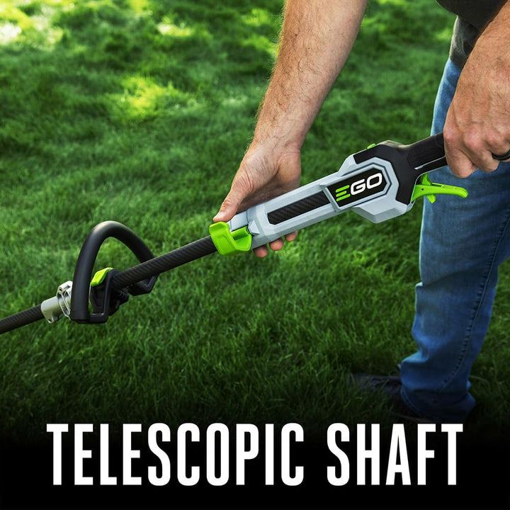 EGO Power+ String Trimmer, Battery Powered, 16" Trimmer for Weeds and Grass with POWERLOAD, Telescopic Carbon Fiber Shaft, Includes 56V 2.5Ah Battery and Charger - ST1611T Retail $279.99