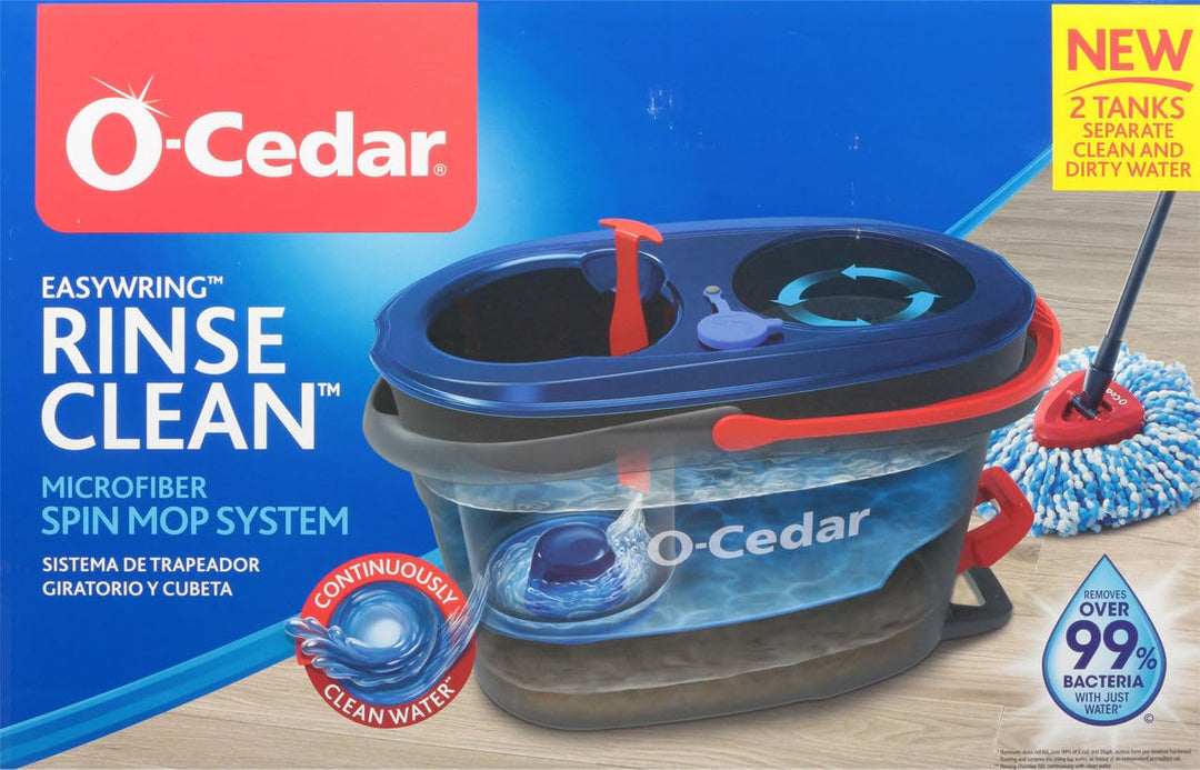 O-Cedar, Easywring Rinse Clean Microfiber Spin Mop System, 1 Count Retail $49.98