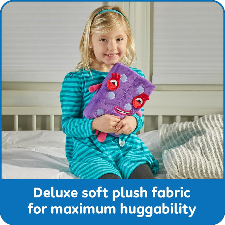 hand2mind Numberblock Six Playful Pal, Plush Figure Toys, Numbers for Toddlers, Cute Stuffies, Preschool Math Learning Toys, Stuffed Animal, Small Plushies, Counting Blocks, Birthday Gifts for Kids Retail $19.99