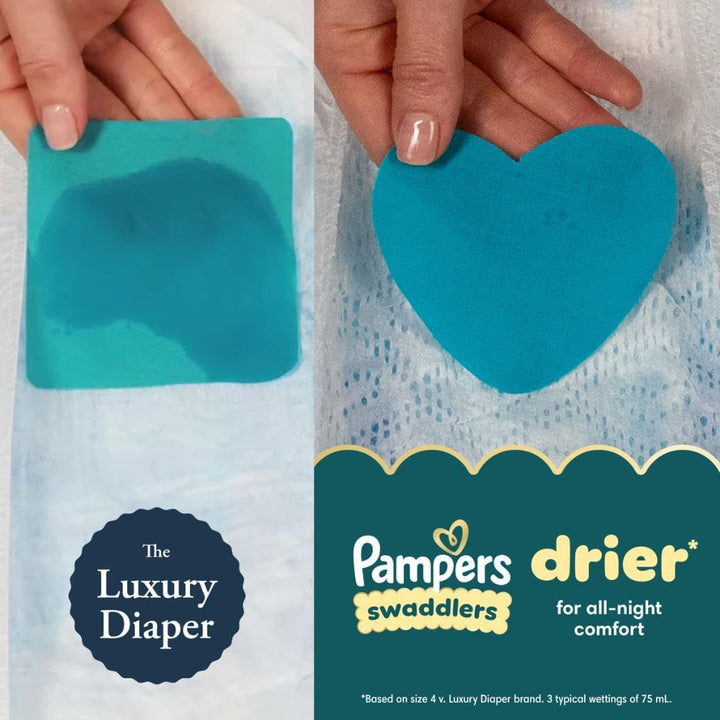 Pampers Swaddlers Diapers, Size 5 (20-37 lbs), 58 Count, Absorbent, Keeps Baby Dry and Comfortable, Skin Safe Disposable Baby Diaper (Packaging May Vary) Retail $29.99