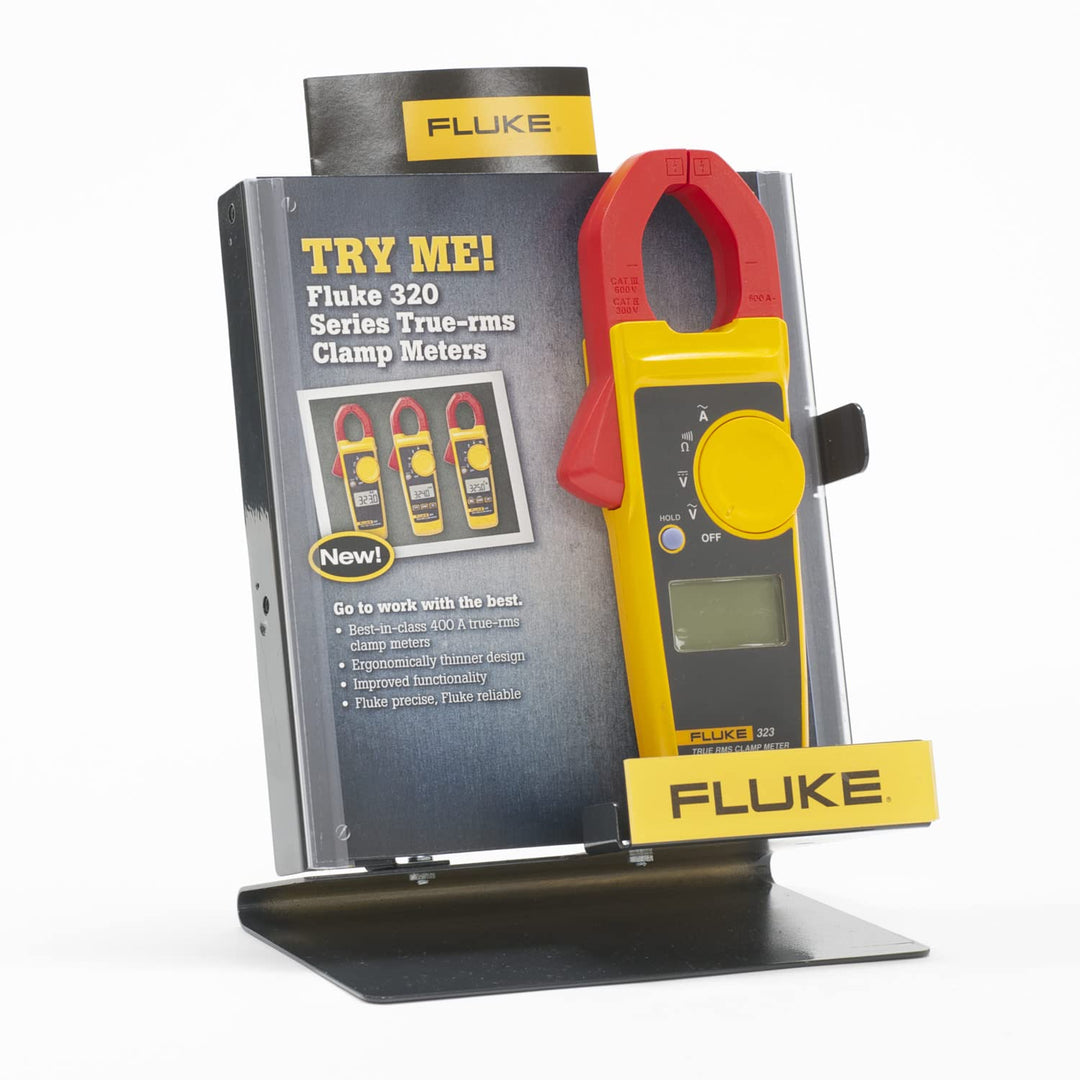 Fluke 323 Clamp Meter for Commercial/Residential Electricians, Measures AC Current to 400 A & AC/DC Voltage to 600 V, Resistance and Continuity, Includes 2 Year Warranty and Soft Carrying Case Retail $207.99