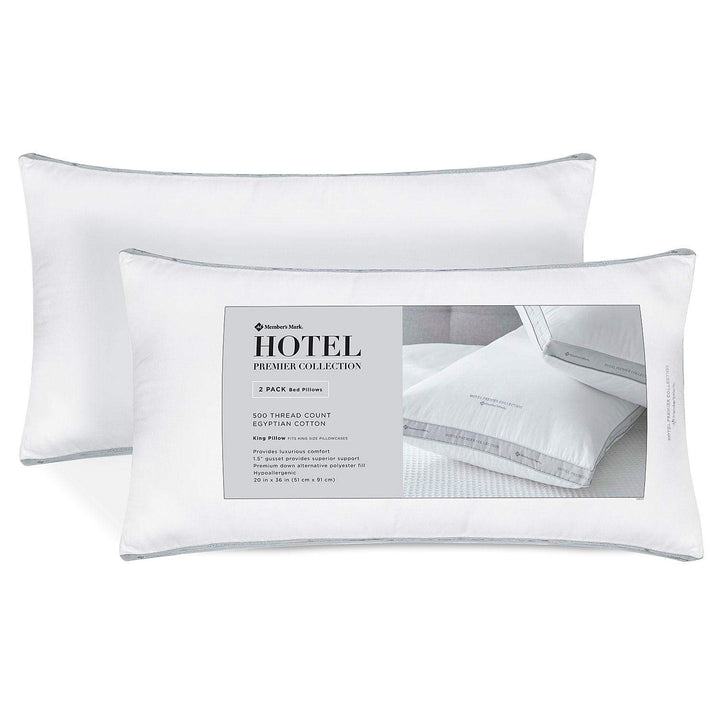 Member's Mark Hotel Premier Collection King Pillow (2-pk.) Retail $30.00
