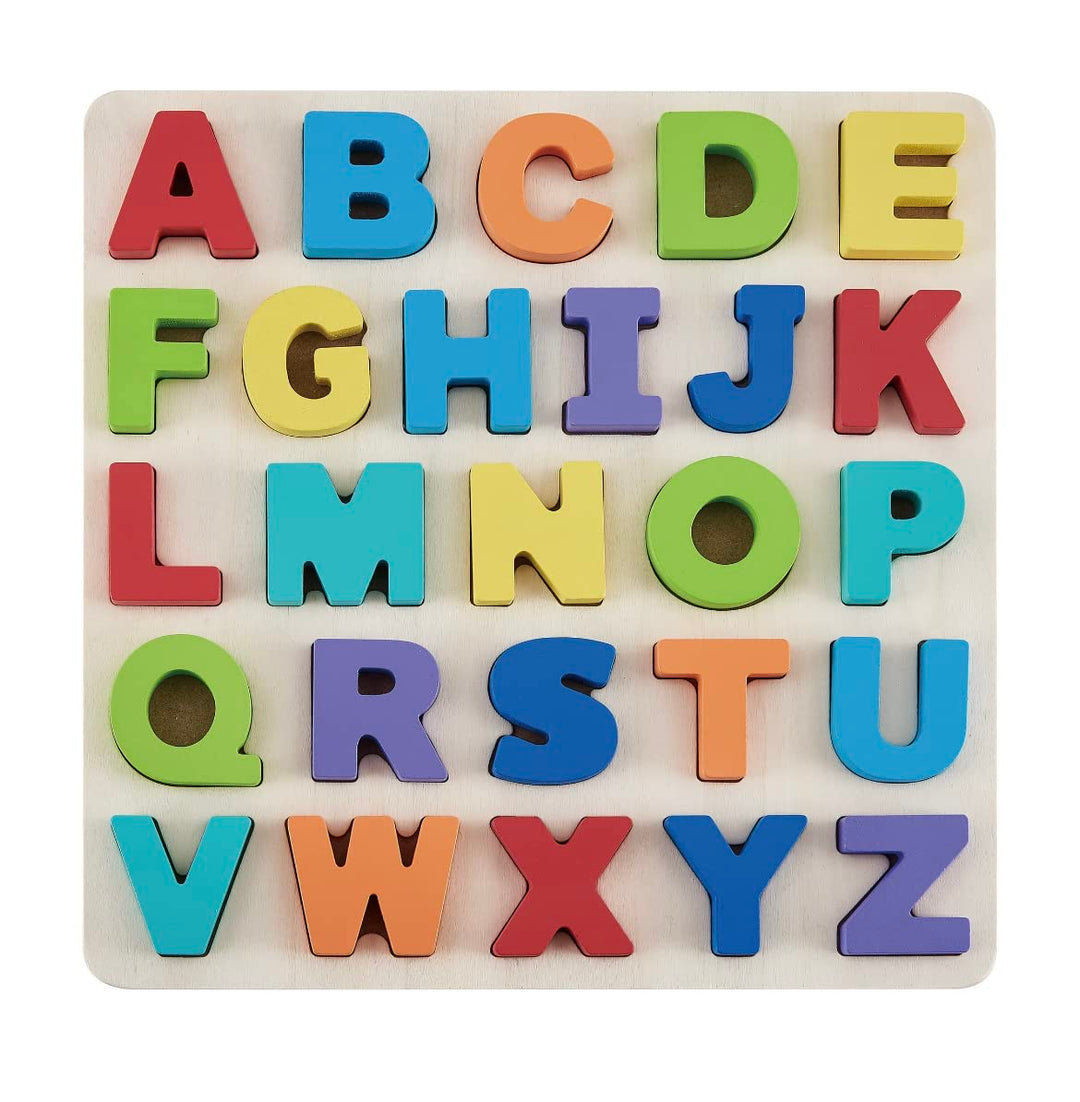 The Spark, Create, Imagine 3-D Wood Alphabet Puzzle Set Teaches Your Child The Alphabet The Fun Way. Retail $14.99