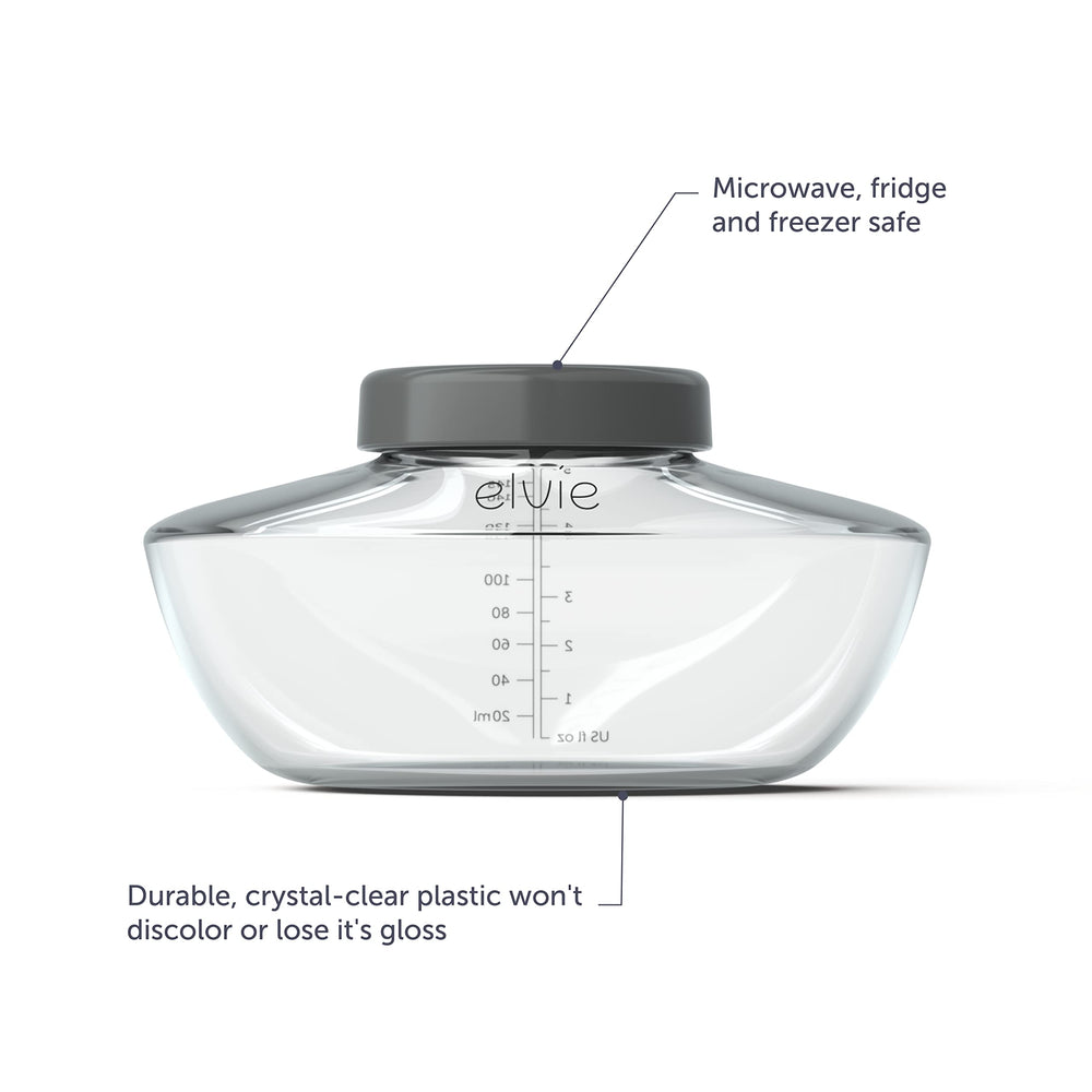 Elvie Pump - Breastmilk Storage Bottles - BPA Free - Breast Feeding Essentials - 3 Pack Retail $25.99