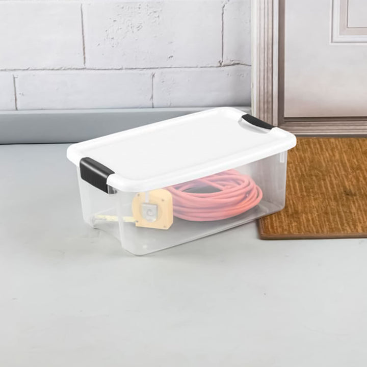 STERILITE 19848006 Ultra Storage Tote with Titanium latches, 18 Quart Retail $15.83