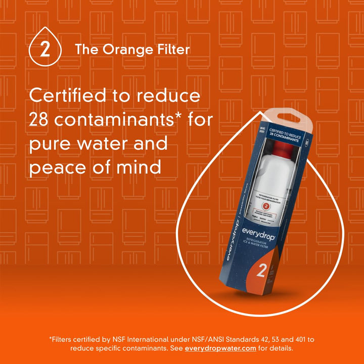 everydrop by Whirlpool Ice and Water Refrigerator Filter 2, EDR2RXD1, Single-Pack Retail $59.99