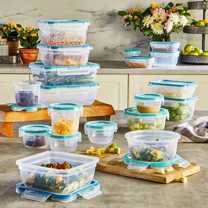 Snapware BPA-Free Plastic Storage Container Set - 38 pcs Retail $39.99