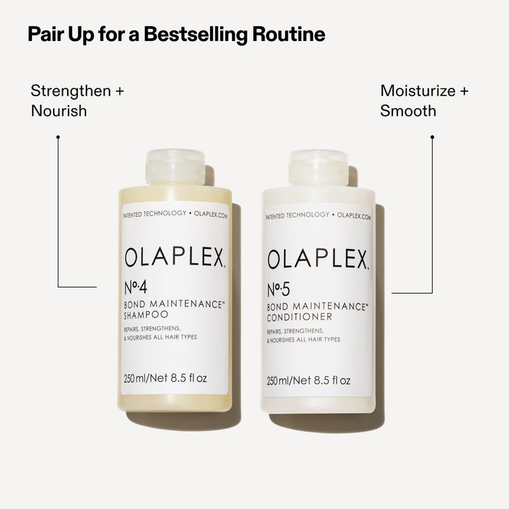 Olaplex NÃ‚Âº. 4 Bond Maintenance Shampoo: Reduces Breakage & Strengthens Hair | Hydrates, Smooths & Detangles | For Coily, Curly, Straight, and Wavy, Stocking Stuffer, 250 mL / 8.5 Fl. Oz.