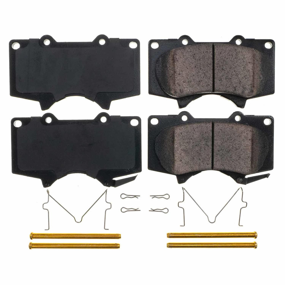 PowerStop Front Brake Pads for Lexus GX470 2003-09 |Toyota 4Runner 2003-09 |FJ Cruiser 2007-14 |Sequoia 2001-07 |Tacoma 2005-20 - Z17 Ceramic Brake Pads with Installation Hardware, 17-976 Retail $66.13