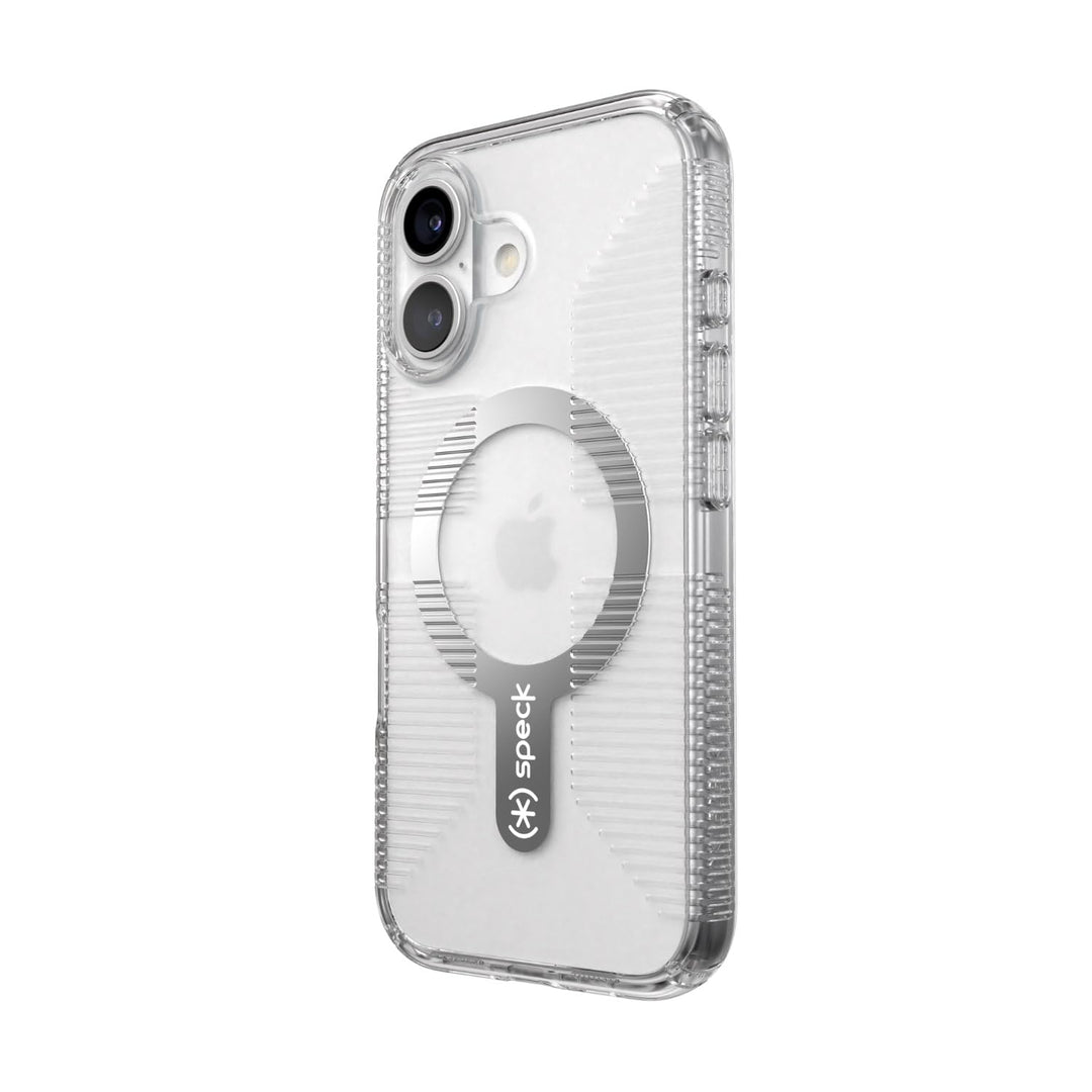 Speck Clear iPhone 16 Case - Slim Phone Case - MagSafe - GemShell - Crystal Clear Retail $11.00