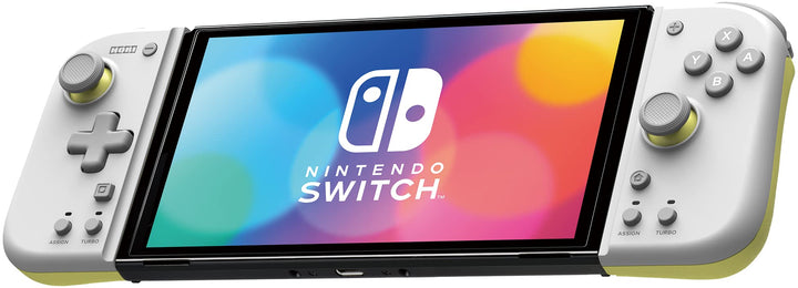 HORI Switch Split Pad Compact (Light Gray / Yellow) Retail $49.99