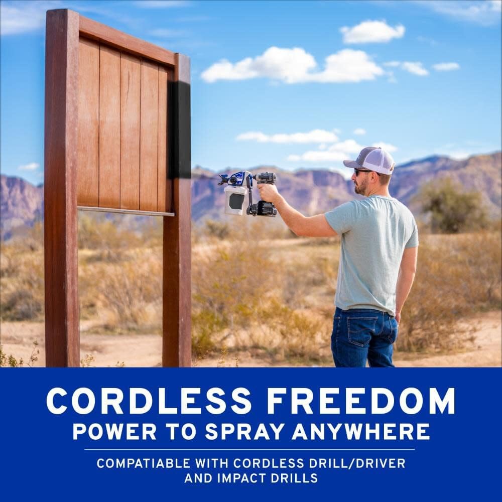 GRACO 26D360 - TrueCoat 360 Cordless Connect Drill Sprayer Retail $199.00