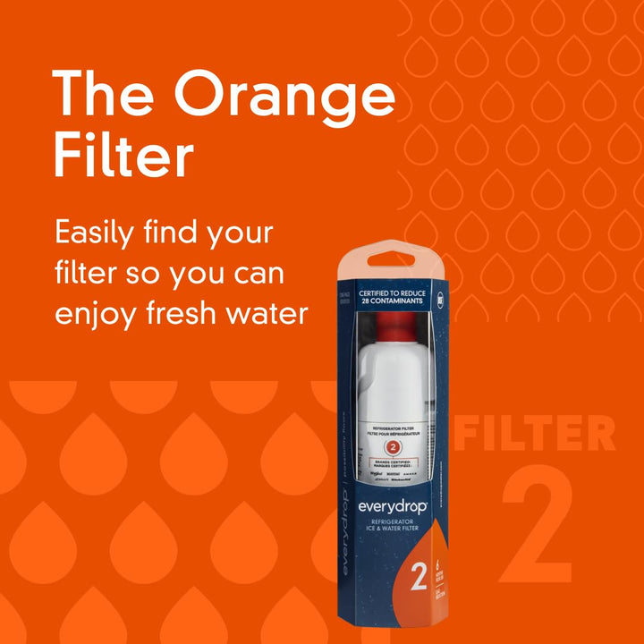 everydrop by Whirlpool Ice and Water Refrigerator Filter 2, EDR2RXD1, Single-Pack Retail $59.99