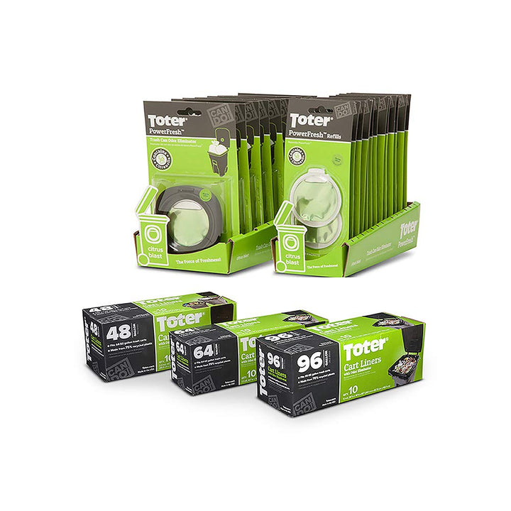 Toter PowerFresh Odor Eliminator, Black