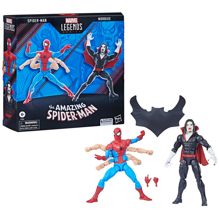 The Amazing Spider-Man Marvel Legends Pack 2 Figurines Spider-Man & Morbius 15 cm Retail $47.32