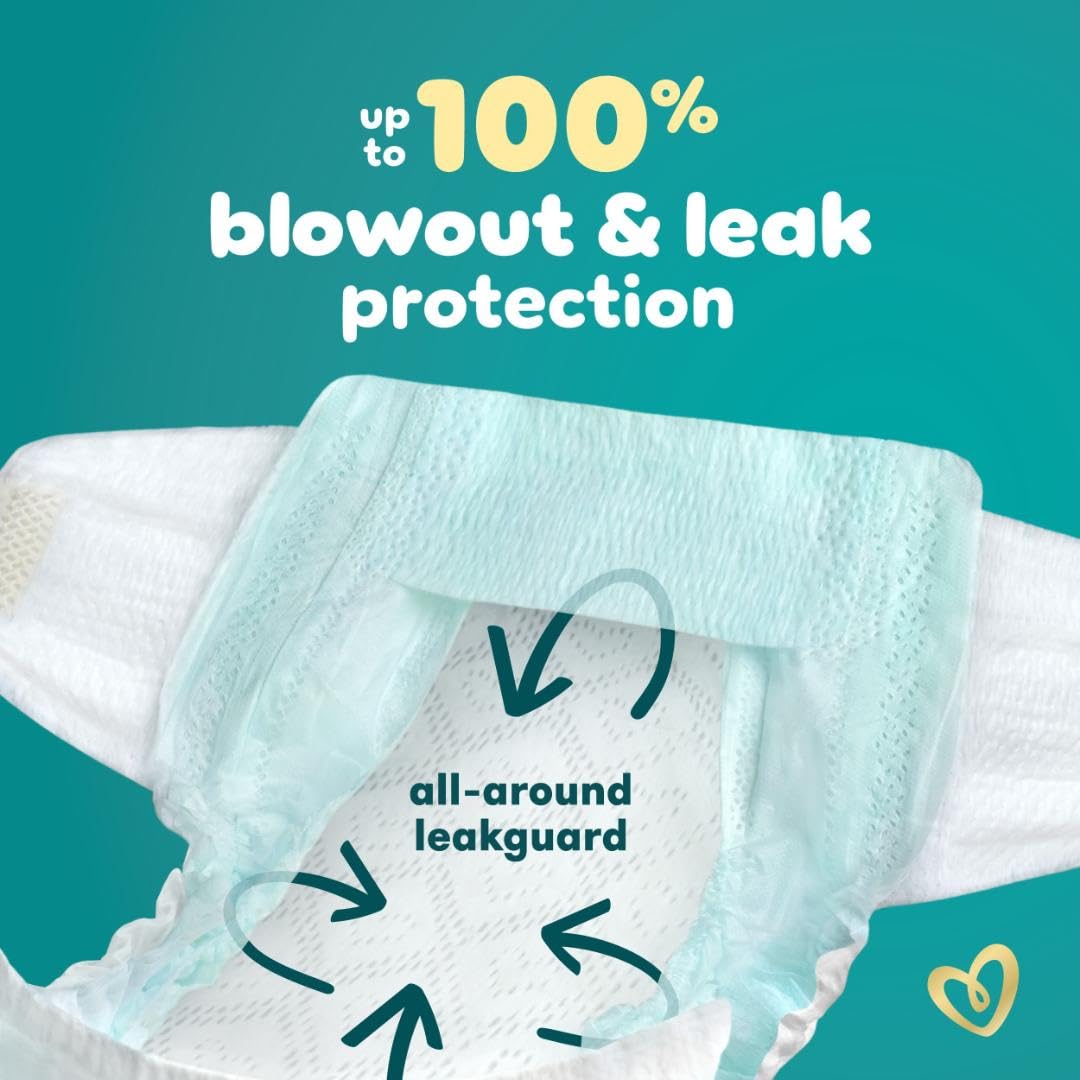 Pampers Swaddlers Diapers, Size 5 (20-37 lbs), 58 Count, Absorbent, Keeps Baby Dry and Comfortable, Skin Safe Disposable Baby Diaper (Packaging May Vary) Retail $29.99