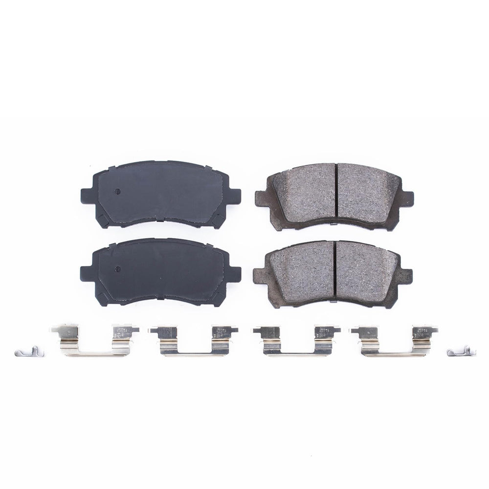 PowerStop Front Brake Pads for Subaru Forester 1998-02 |Impreza 1998-03 |Legacy 1997-02 |Outback 2000-02 - Z17 Ceramic Brake Pads with Installation Hardware, 17-721 Retail $56.12