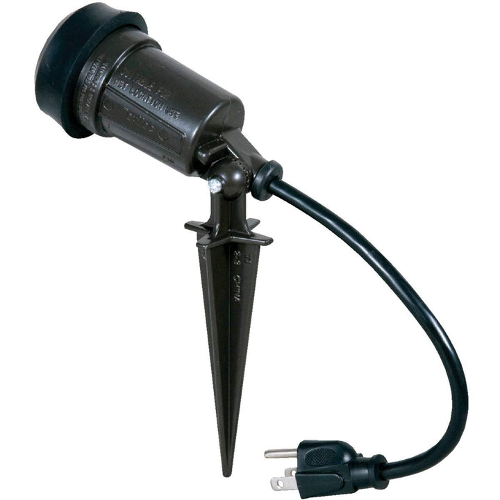 Hubbell-Bell SL101B Portable Spike Light Par 38 Bulb Bronze Finish, 75-150 Watt Retail $11.00
