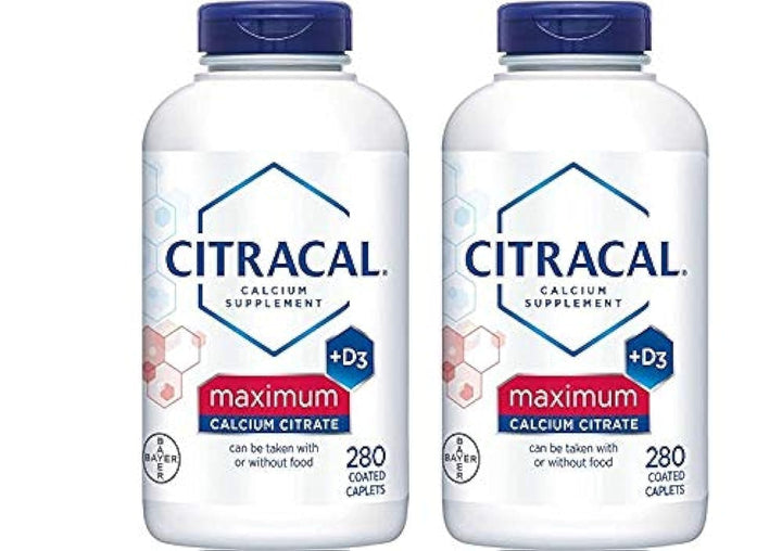 Citracal - Calcium Citrate with Vitamin D3 - 1 Bottles, 280 Caplets Each Retail $25.99