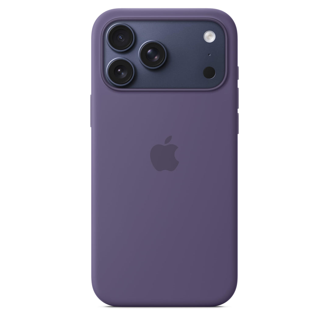 Apple iPhone 17 Pro Max Silicone Case with MagSafe and Camera Control: Lightweight Phone Case, Wireless Charging Compatible, Smooth Matte Finish; Purple Fog Retail $49.00