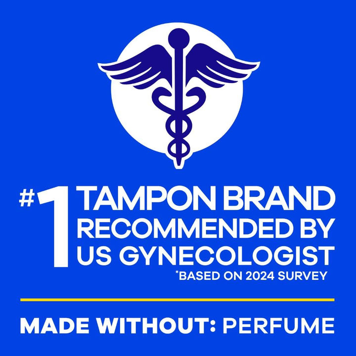 Tampax Pearl Tampons for Women, with LeakGuard Braid, Super Plus Absorbency, Unscented, 50 Count
