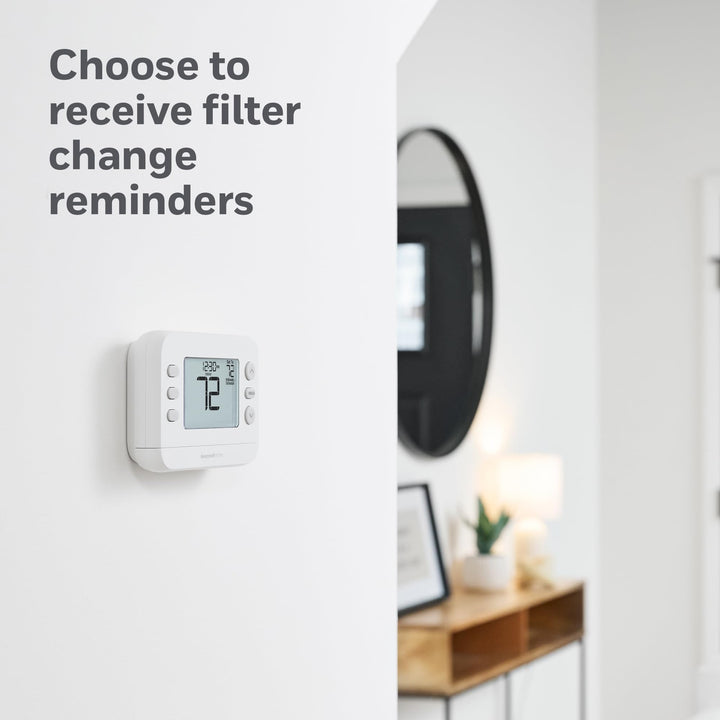 New! Honeywell Home Programmable Thermostat, Single-Stage, 1 Heat/1 Cool Compatibility, Flexible Schedule, X2P, White, RTH21B Retail $64.99